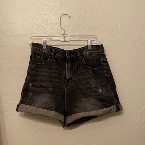 BDG Faded Black Jean Shorts SIZE 27-28